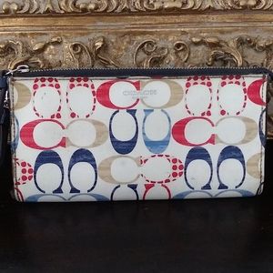 Gently used Coach wristlet/wallet